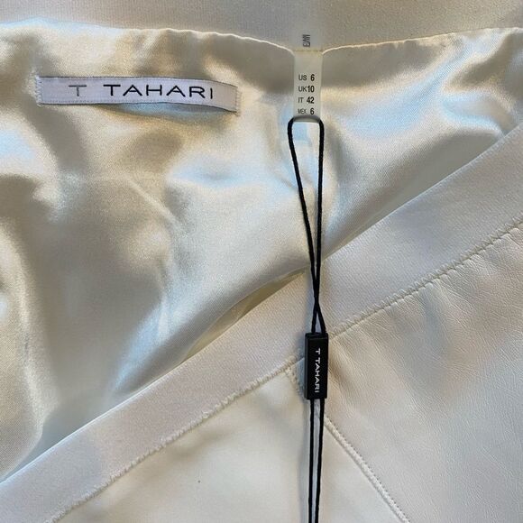 Tahari Caroline skirt in Joey white weight size 0 VIntage Vogue - Picture 5 of 7
